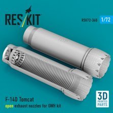 Reskit 1/72 F-14D Tomcat Tuy�res ouvertes pour GWH