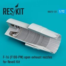 1/72 F-16 open exhaust nozzles