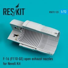 1/72 F-16 open exhaust nozzles
