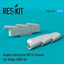 1/72 Hawker Hurricane MK1A Exhaust