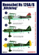 Sabrekits 1/72 Henschel Hs-126A/B Blitzkrieg Decals Sabrekits 1/72 Henschel Hs-126A/B Blitzkrieg Decals