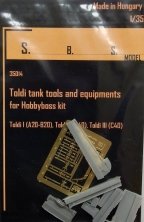 1/35 Toldi tank  tools & equipment (HOBBYB)