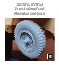 1/35 Sd.Kfz. 11/251 Front wheels regular pattern