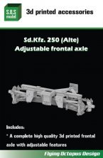 1/35 Sd.Kfz.250 Alte Adjustable frontal axle