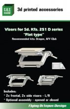 1/35 Visors for Sd. Kfz.251 D Flat type