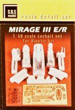 1/48 Mirage III E/R  cockpit set