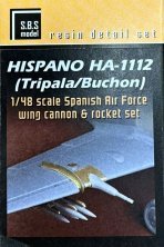 1/48 Wing Cannon & Rocket set for Hispano HA-1112 Tripala/Buchon