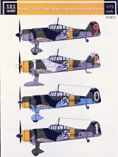 1/72 Decal Fokker D.XXI Twin Wasp in Finnish service