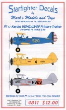 1/48 PT-17 Kaydets Designed for the Revell PT-17 N2S-3 Stearman