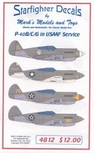 1/48 Curtiss P-40B/P-40C/P-40G in USAAC Service