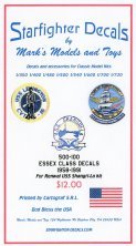 1/500 Essex Class Decals 1958-1991 Renwal Uss Shangri-La