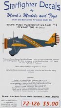 Decals 1/72 Boeing P-26A/P-26C Peashooter Part 4