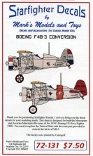 1/72 F4B-3 Conversion. Decals w/a resin part