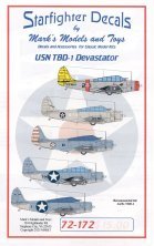 1/72 Usn Douglas TBD-1. Markings for Pre-war TBD-1