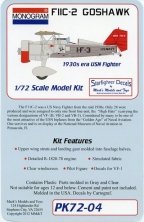 1/72 Curtiss F11C-2 Goshawk