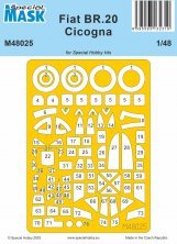 1/48 Fiat BR.20 Cicogna MASK