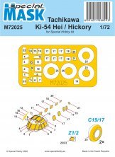 1/72 Ki-54 Hei/Hickory Pre-cut painting mask