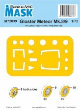 1/72 Mask for Gloster Meteor Mk.8/9