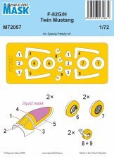 1/72 Mask for F-82G/H Twin Mustang for Special Hobby