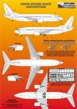 Skyline 1/144 Boeing 737-300/400/500 D�tails photograv�s