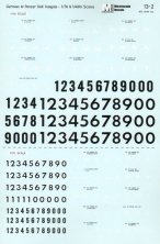 1/48 German SS Panzer Unit Insigni Number