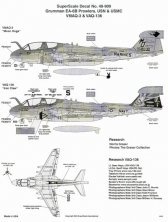 Microscale 1/48 Grumman EA-6B Prowler Decals VMAQ-3 Microscale 1/48 Grumman EA-6B Prowler Decals VMAQ-3