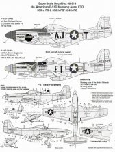 Microscale 1/48 P-51D Mustang Aces 2 D�calcomanies Turner