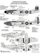 Microscale 1/48 P-51D Mustang Decals Chattanooga Choo Choo Babe Microscale 1/48 P-51D Mustang Decals Chattanooga Choo Choo Babe