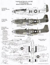 Microscale D�calcomanies P-51D Mustang 357th FG 1/48