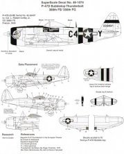 1/48 Republic P-47D Thunderbolt, 388 FS, 356 FG