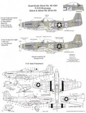 1/48 North American P-51D, 363 FS, 362 FS