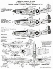 1/72 North-American P-51D Mustang Aces