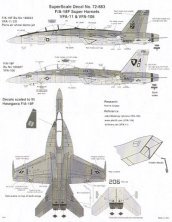 Microscale D�calcomanies F/A-18F Super Hornet 1/72