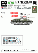 1/16 Russian T-34 model/1943 Leningrad front