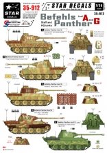 1/35 Befehl-Panthers Ausf.A and G. Panther Staff and HQ tanks