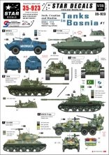 1/35 Tanks in Bosnia 1 Serbian, Croatian and Muslim AFVs