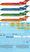 1/144 Braniff Flying Colors Boeing 727-200/Adv