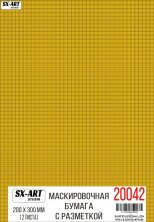 no scale Masking paper with marking 200x300mm