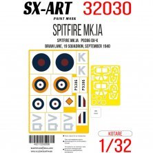 1/32 Paint mask Spitfire Mk.Ia P3986 QV-K KOTARE