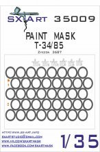 1/35 T-34/85 Painting Mask