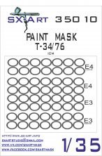 1/35 T-34/76 Painting Mask