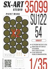 1/35 Paint mask Su-122-54