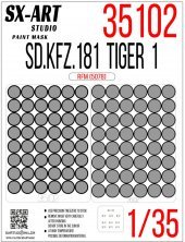 1/35 Paint mask Sd.Kfz.181 Tiger I Initial production