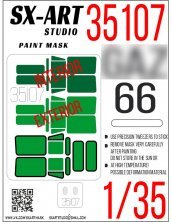 1/35 Paint mask Gaz-66