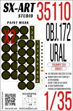 1/35 Paint mask Obj.172 T-72 Ural