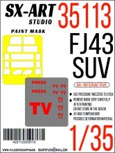 1/35 Paint mask FJ43 SUV