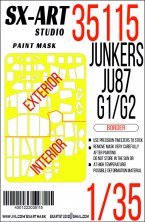 1/35 Paint mask Ju-87 G1/G2