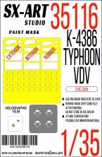 1/35 Paint mask K-4386 Typhoon-VDV