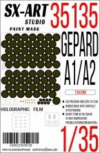 1/35 Paint mask Gepard Spaag A1/A2