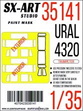 1/35 Paint mask Ural-4320